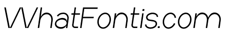 Amberes Grotesk Light Italic