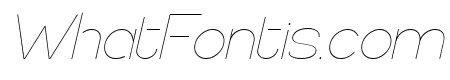 Rounded Quostige Thin Italic