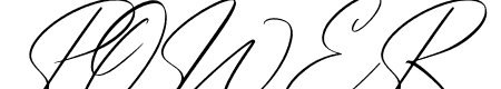 Handover Signature Italic